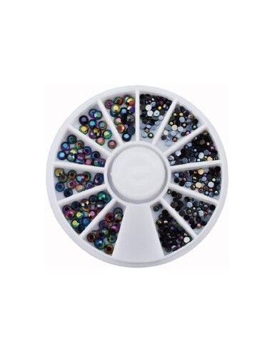 ROULETTE BLACK MIX AB - STRASS - 7657