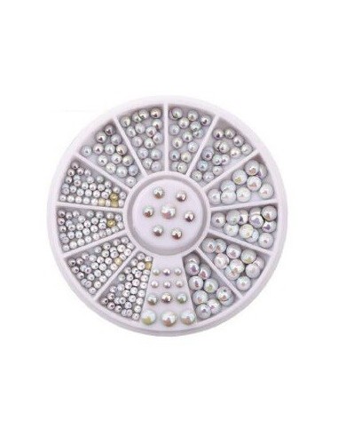 ROULETTE WHITE MIX AB - STRASS - 7659